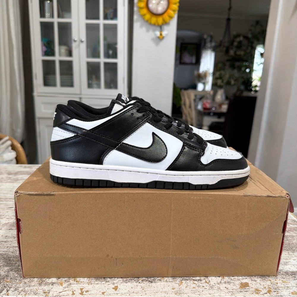 Nike Dunk Low Retro Panda White Black Mens Shoes Sneakers DD1391-100 Size 8